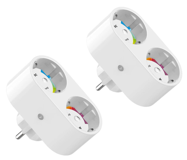 Gosund Inteligentne gniazdko podwójne SP211 (WiFi) (dwupak) 5907489608084 - 704146 - zdjęcie
